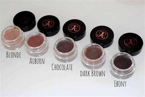 anastasia eyebrow pencil colors